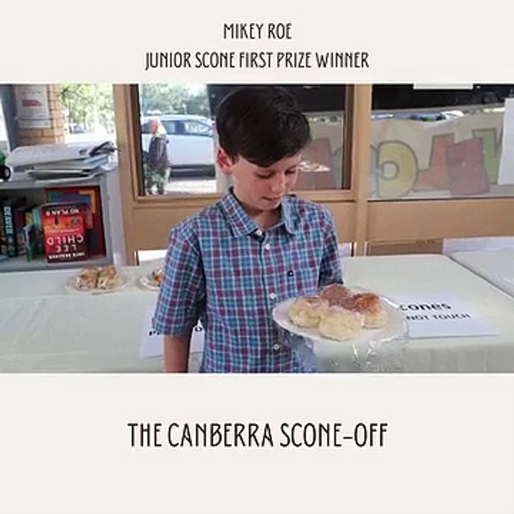 Junior winner of the Canberra Scone-Off offers some tips Source: Facebook