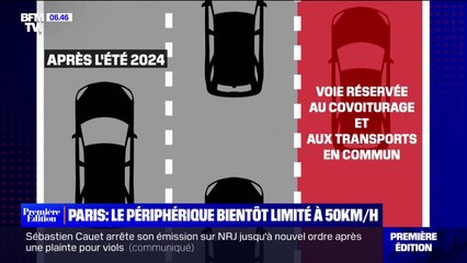 Le périphérique parisien bientôt limité à 50km/h