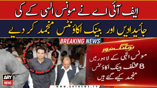 Moonis Elahi’s assets, bank accounts seized