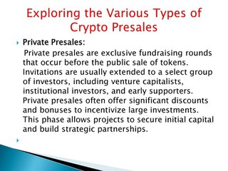 Seize the Moment: Your Guide to Successful Crypto Presale Investments