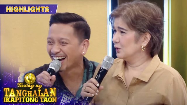 Jhong suddenly greets Tyang Amy with a traditional Filipino hand gesture | Tawag ng Tanghalan