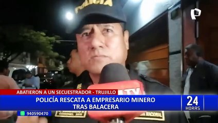 Trujillo: muere delincuente que intentó secuestrar a empresario minero en la puerta de su casa