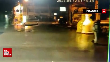 Cihangir’de genç kıza kapkaç kamerada