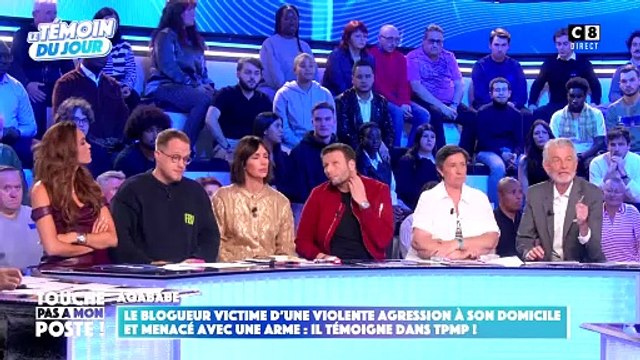Le blogueur Aqababe, venu témoigner après avoir été victime d'une agression à son domicile, fond en larmes dans TPMP sur C8 et quitte le plateau - VIDEO