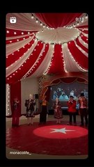 Camille Gottlieb, la fille de Stéphanie de Monaco a partagé des vidéos de l'inauguration de l'exposition "Le Prince au coeur du cirque"
