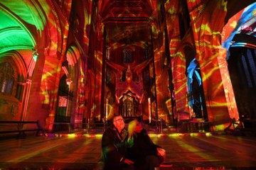 Luxmuralis at Peterborough Cathedral
