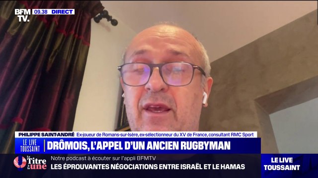 Beaucoup de douleur : Philippe Saint-André, ancien rugbyman originaire de la Drôme, exprime sa tristesse après la mort de Thomas au bal de Crépol