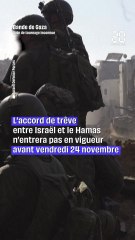Guerre Hamas-Israël :  La trêve repoussée pour des détails sur la liste des otages à libérer #shorts