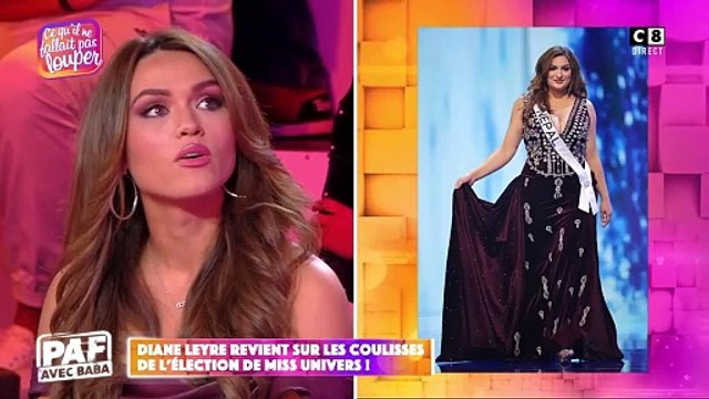 Aïe, Diane Leyre balance sur le comportement d'une miss durant Miss Univers