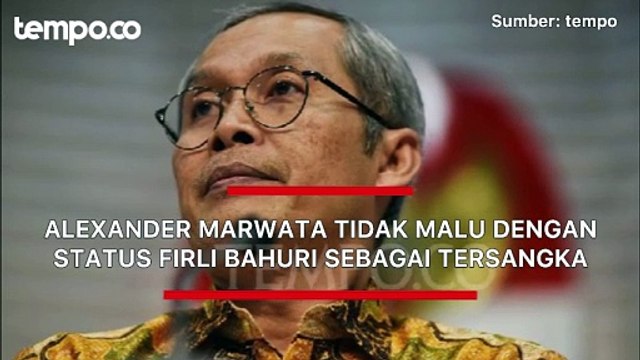 Alexander Marwata Tidak Malu dengan Status Firli Bahuri Sebagai Tersangka