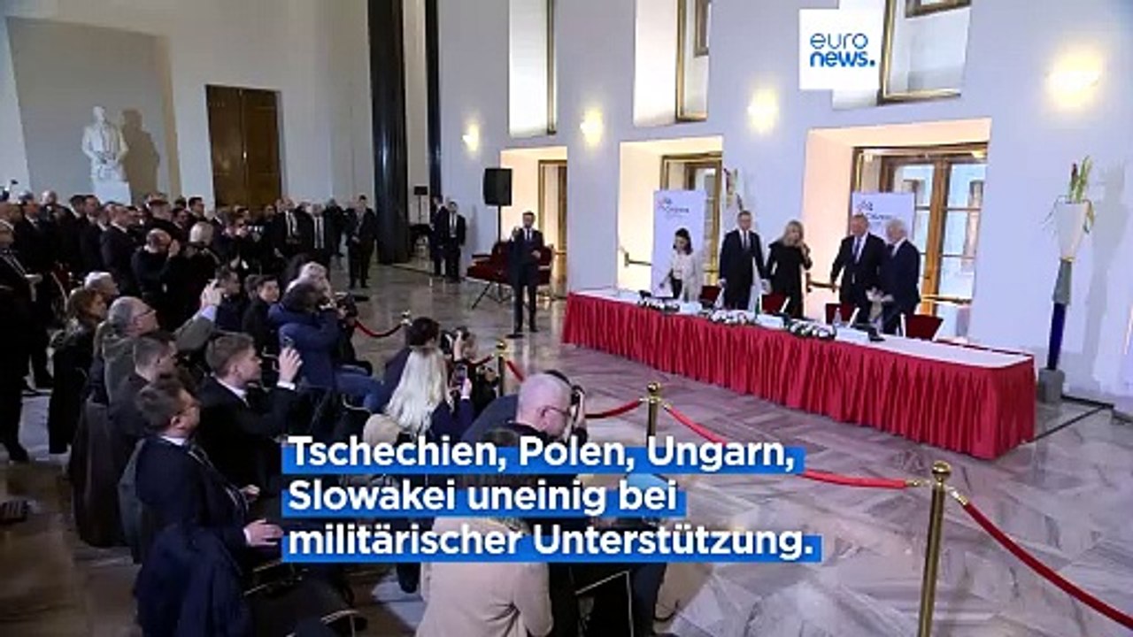 Visegrad-Länder einig: Sie wollen den Sieg der Ukraine