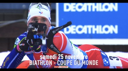 La chaine L'Equipe : reprise de la saison de Biathlon dès le 25 novembre (Bande-annonce)