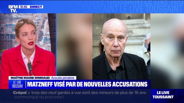 C'est aussi un appel à témoignages qui se fait à travers sa prise de parole : l'avocate de la femme qui accuse Gabriel Matzneff de viols s'exprime sur BFMTV