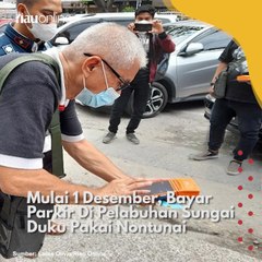 Mulai 1 Desember, Bayar Parkir Di Pelabuhan Sungai Duku Pakai Nontunai