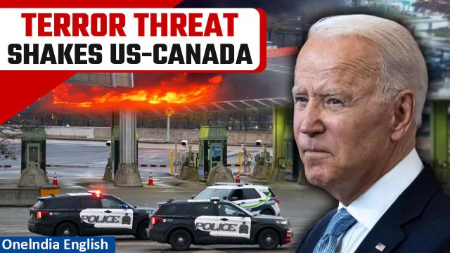Rainbow Bridge Car Explosion Puts US-Canada on High Alert Amid Suspected Terror Threat|Oneindia News