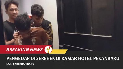 Lagi Paketkan S*bu, Pengedar Digerebek Di Kamar Hotel Pekanbaru