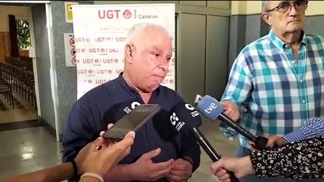Manuel Navarro, secretario general de UGT en Canarias, sobre la reunión del comité regional
