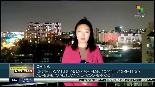 Presidentes de China y Uruguay se reunieron para afianzar los lazos diplomáticos
