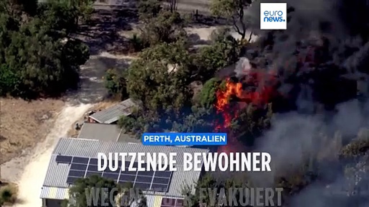 Feuer bedroht australische Küstenstadt Perth