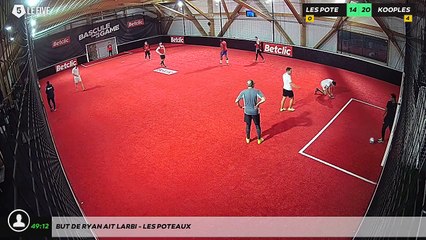 But de Ryan Ait larbi - Les poteaux