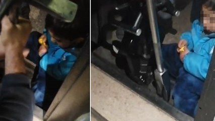 Bacağı asansör ile duvar arasına sıkıştı