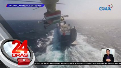 Tatargetin ang mga barko ng Israel kung 'di ititigil ang pag-atake sa Gaza — Houthi Navy Commander | 24 Oras