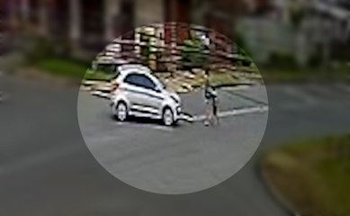 Câmera flagra atropelamento no Fazendinha