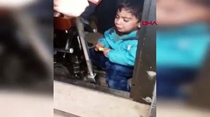 4 yaşındaki çocuğun bacağı asansör ile duvar arasına sıkıştı