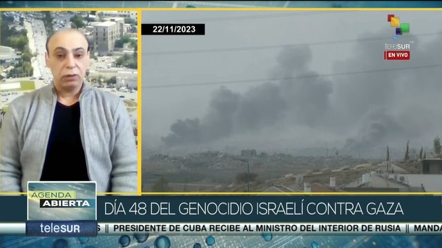 Ejército israelí intensifica sus ataques sobre Gaza en víspera del inicio de tregua humanitaria