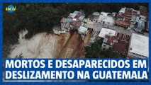 Mortos e desaparecidos em deslizamento na Guatemala