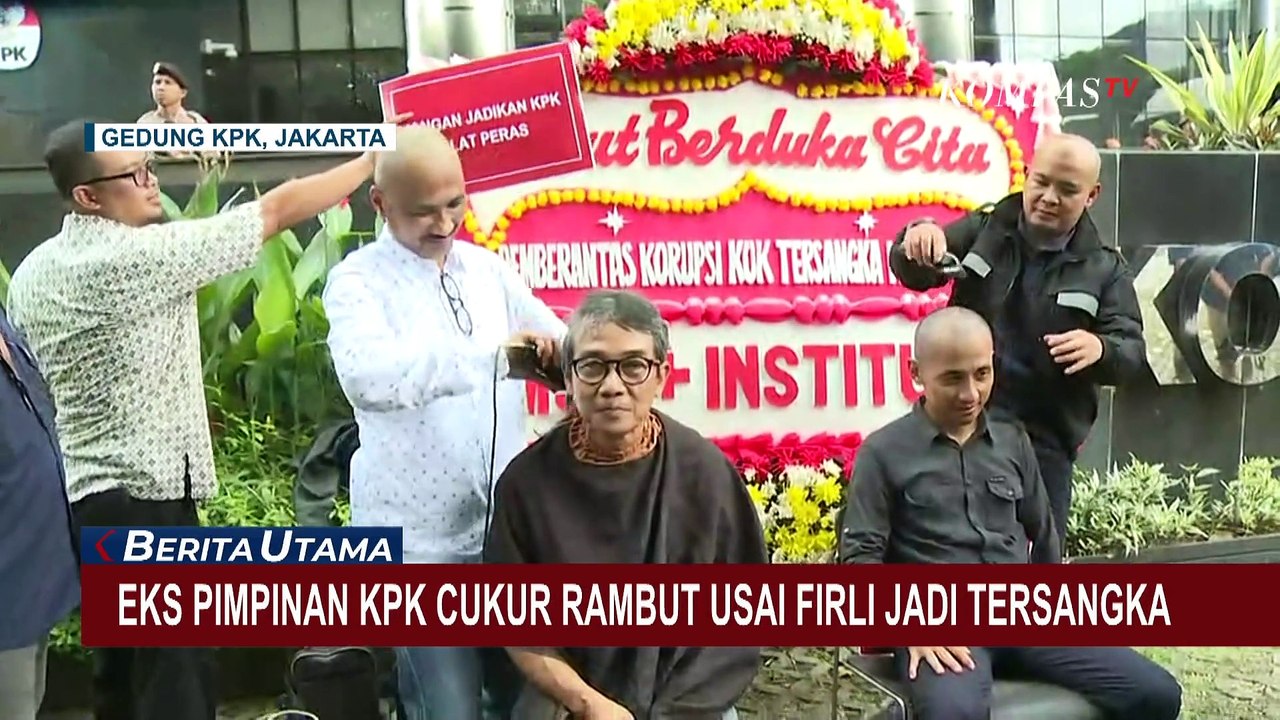 Firli Bahuri Jadi Tersangka, Mantan Komisioner KPK Abraham Samad Ikut Aksi Cukur Gundul