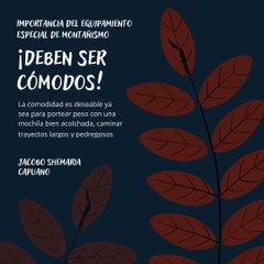 -Jacobo Shemaria Capuano- Importancia del equipamiento especial de montañismo: (Parte 1) (Creado por @JacoboShemariaCapuano)