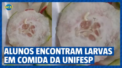 Alunos encontram larvas em comida da UNIFESP após apagão
