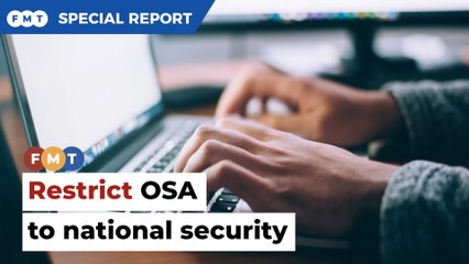 Keep OSA for national security matters only, says TI M