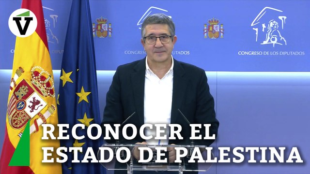 PSOE insiste en el reconocimiento del estado de Palestina para poner fin al conflicto
