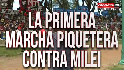 Piquetero preparan la primera marcha contra Javier Milei