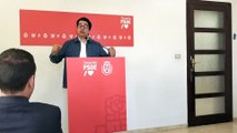 Pedro Martín presenta la enmienda a la totalidad del PSOE a los presupuestos de Rosa Dávila para el Cabildo de Tenerife
