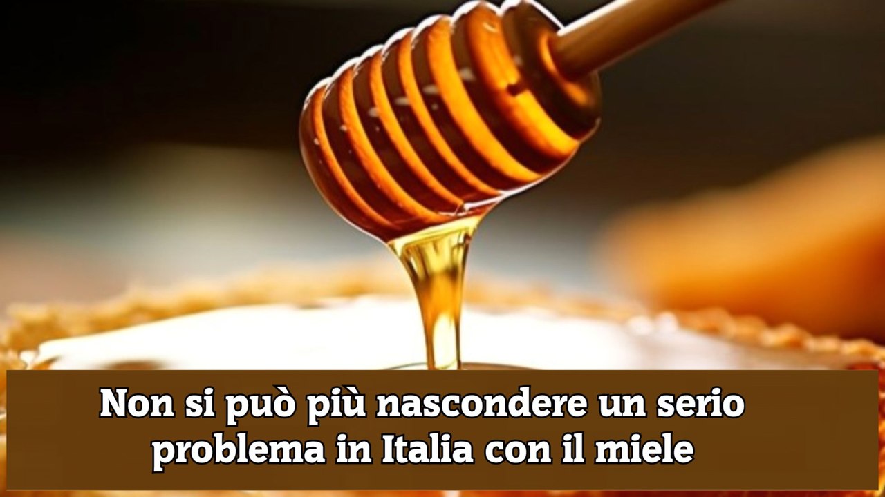Non si può più nascondere un serio problema in Italia con il miele
