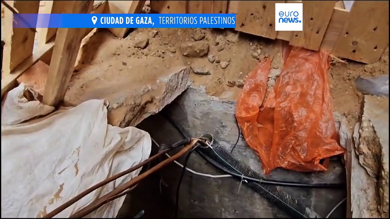 Gaza | Las Fuerzas de Defensa de Israel muestran el túnel bajo el hospital Al Shifa