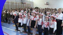 Przegląd piosenki patriotycznej w SP 3 w Łukowie