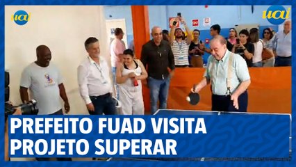 Prefeito Fuad faz visita a projeto Superar