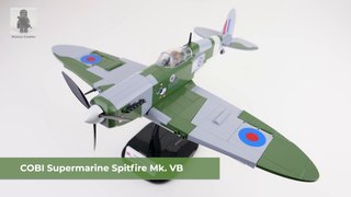 COBI World War II | 5725 --- Supermarine Spitfire Mk. VB --- unboxing and pure build --- part 2