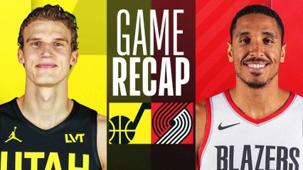 Game Recap: Trail Blazers 121, Jazz 105