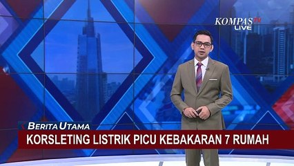 Korsleting, 7 Rumah Warga dan 1 Gedung Sekolah di Manado Hangus Terbakar