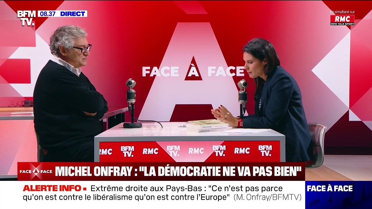 "C'est quoi ce cinéma ?!" : Face-à-face très tendu entre Apolline de Malherbe et Michel Onfray sur BFMTV