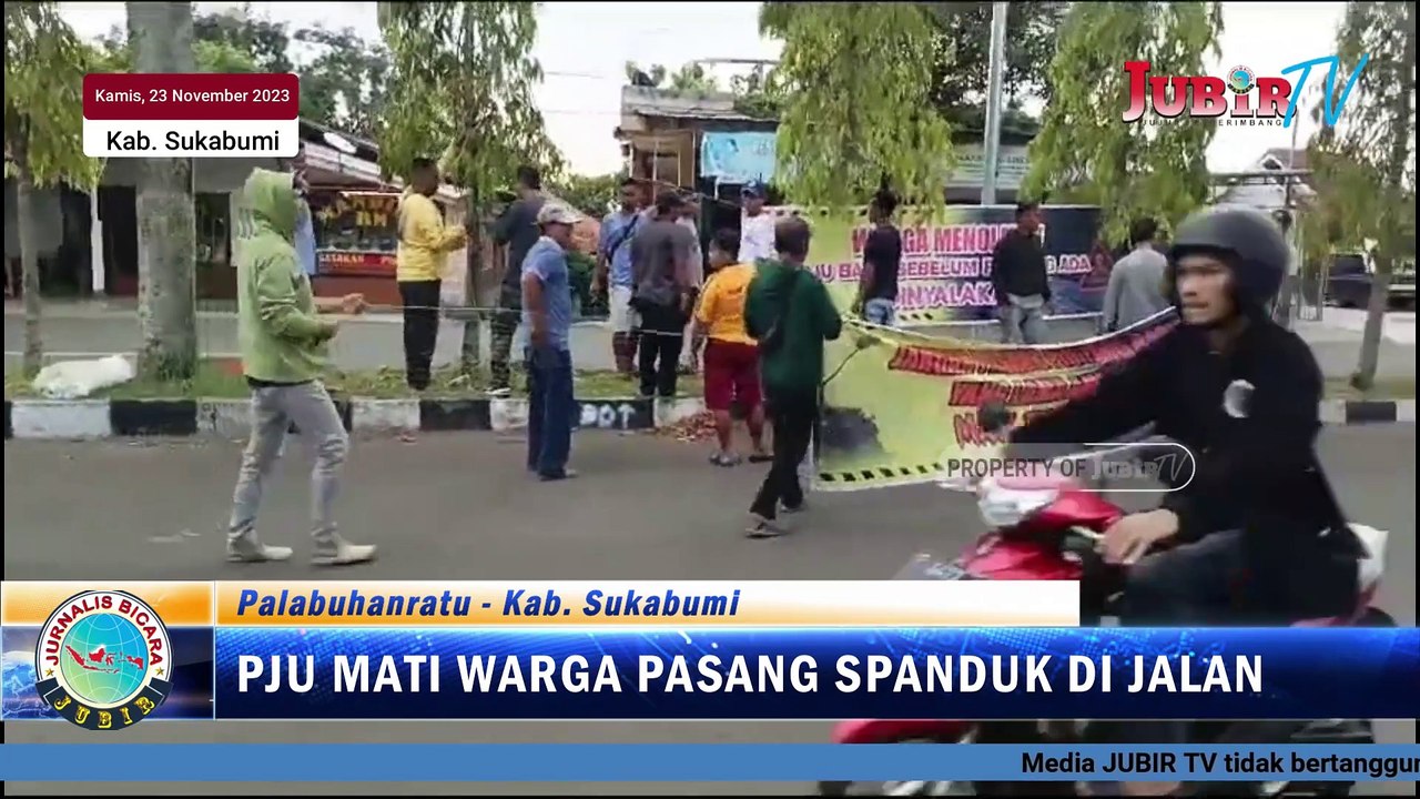 Warga Sukabumi Gelar Aksi Menolak PJU Baru, Akibat Padamnya Lampu Jalan