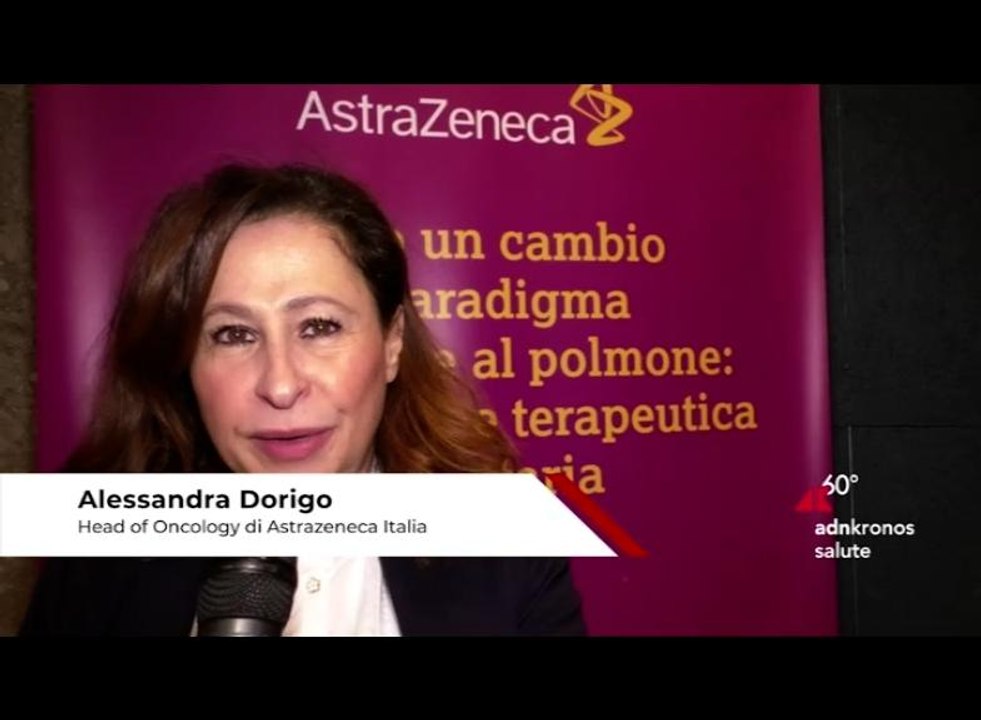 Tumore polmone, Dorigo (Astrazeneca): "Sempre al fianco di chi mira a sensibilizzare”