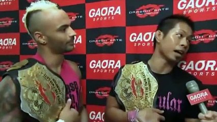 Open The Twin Gate Title Match Naruki Doi & Ricochet (C) vs Dragon Kid & K-Ness