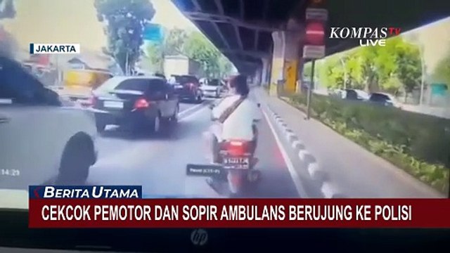 Cekcok Pemotor dan Sopir Ambulans di Matraman Berujung Lapor Polisi, Begini Kronologinya