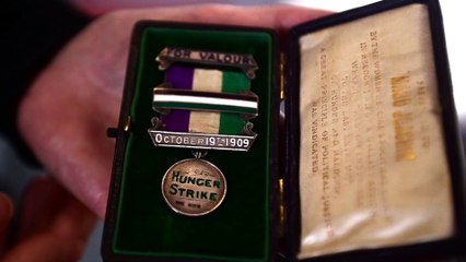Maud Joachim’s Hunger Strike Medal comes to Glasgow Women's Library
